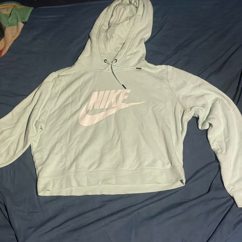 Mint green hoodie